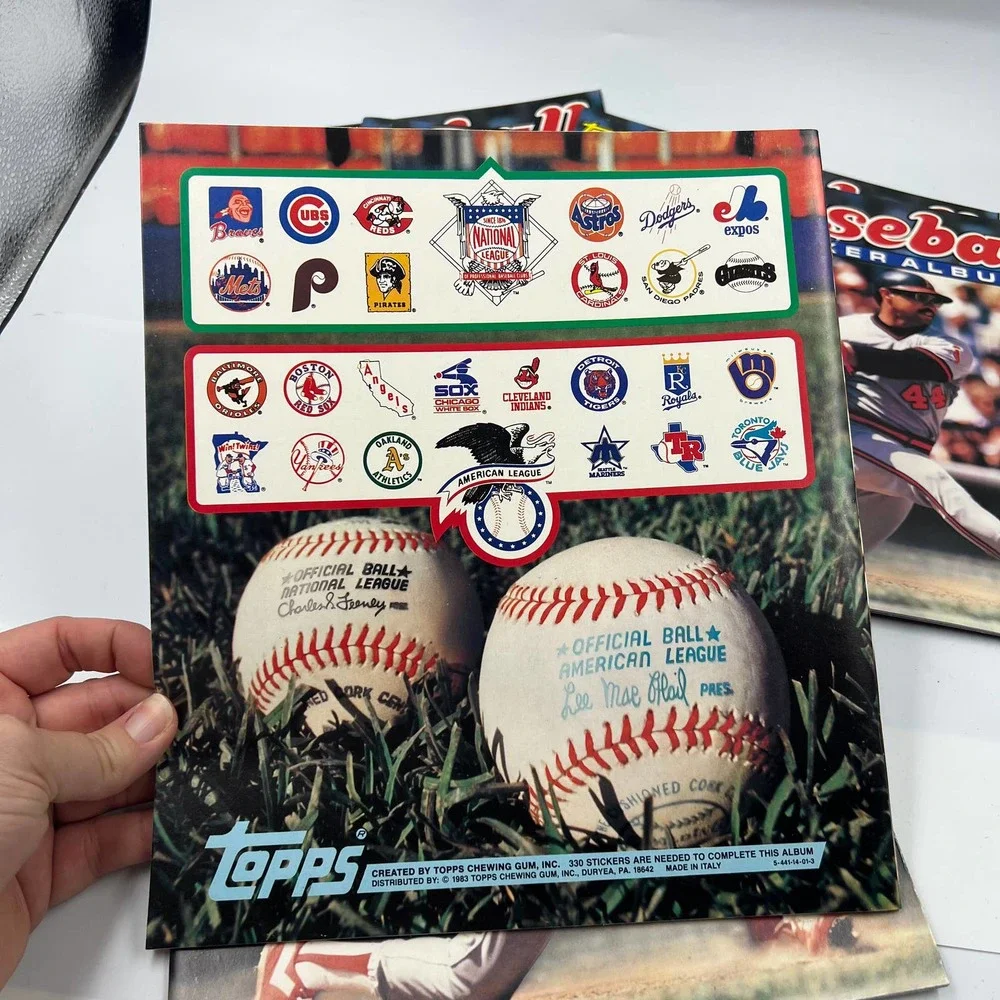 1983 Topps Baseball Sticker Album Lot 6 NEW‎ Major League Baseball